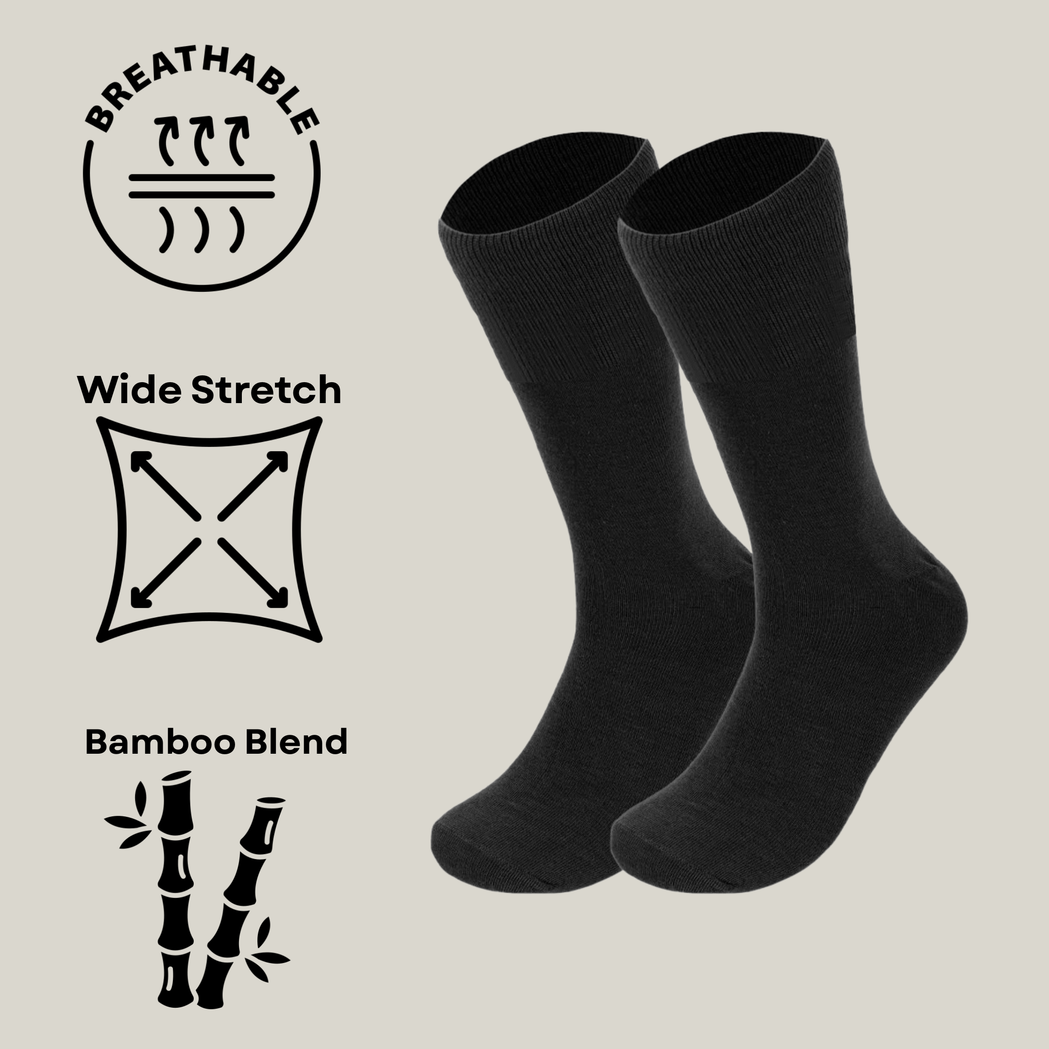 Crew Non-Binding Sock